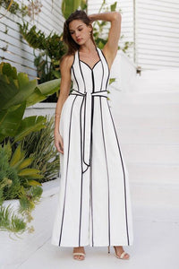 Contrasting Halter Jumpsuit PRIVILEGE