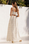 Scallop Tank Crotchet Maxi Dress