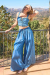 Tencel Palazo Pants with crop top