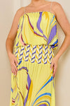 2PC SATIN SILKY TOP WITH MAXI SKIRT