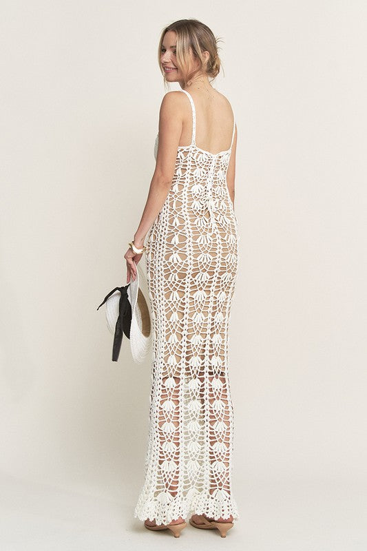 Seashell Knit  Maxi Dress