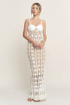 Seashell Knit  Maxi Dress
