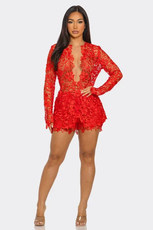 CROCHET 2PC SHORT SET PRIVILEGE