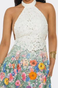 MULTI COLOR LAC MAXI DRESS PRIVILEGE