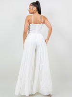 Corset super flare jumpsuit