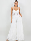 Corset super flare jumpsuit