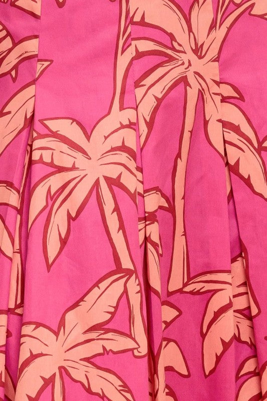 PALM TWO PIECE SKIRT SET