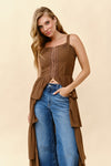 TIERED BOHO MAXI CORSET TOP DRESS