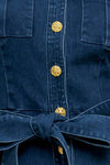 DENIM SUPER FLARE JUMPSUIT
