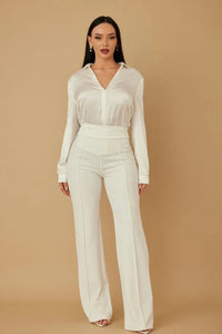 Perfect Fit Dressy Flare Pants PRIVILEGE