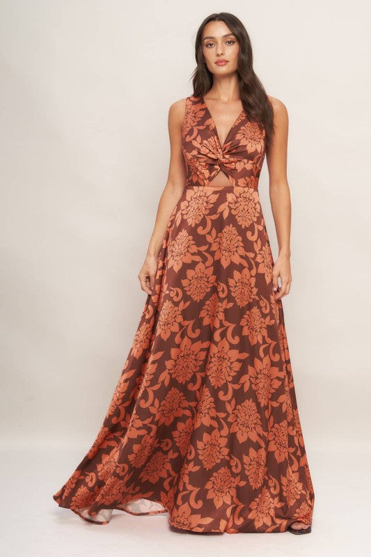 silky satin wine maxi open front maxi dress