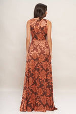 silky satin wine maxi open front maxi dress