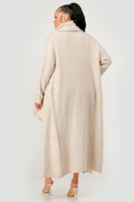 RUFFLE MINI SKIRT WITH LONG DUSTER 3 PC KNIT SET