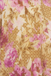 FLORAL MAXI BOW  MAXI DRESS