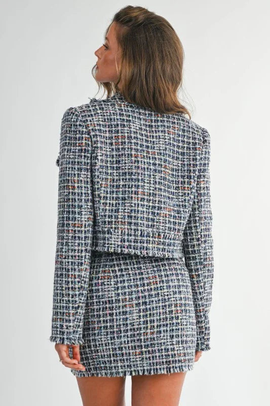 CHANEL INSPIRED MINI SKIRT SET