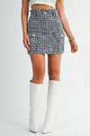 CHANEL INSPIRED MINI SKIRT SET
