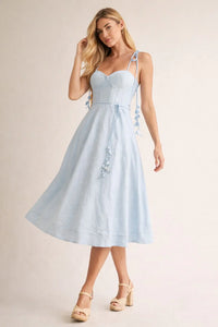 CORSET MIDI DRESS