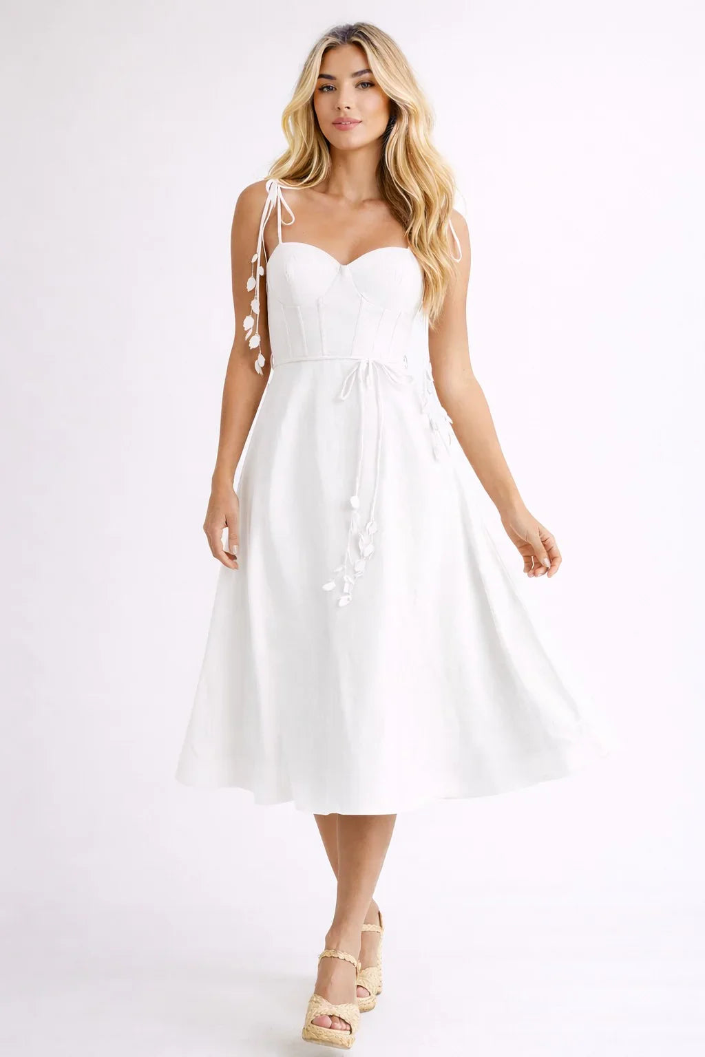 CORSET MIDI DRESS