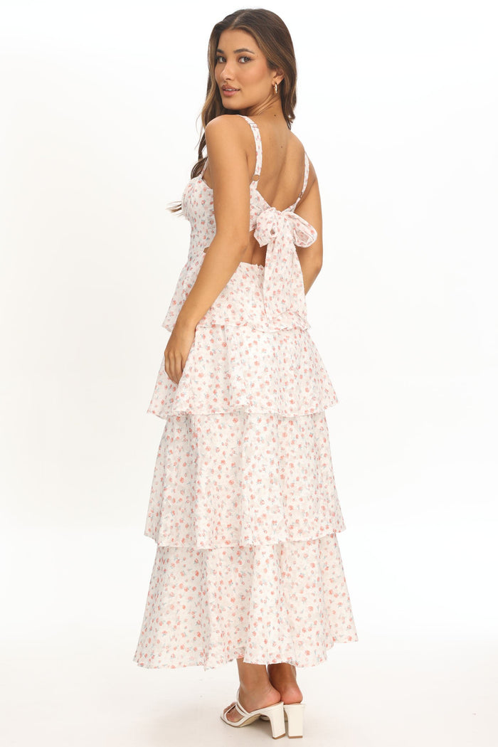 Halter Floral Maxi Dress II