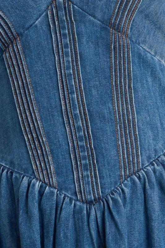 Denim Midi Dress
