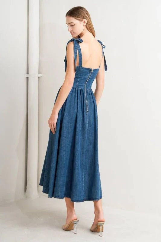 Denim Midi Dress