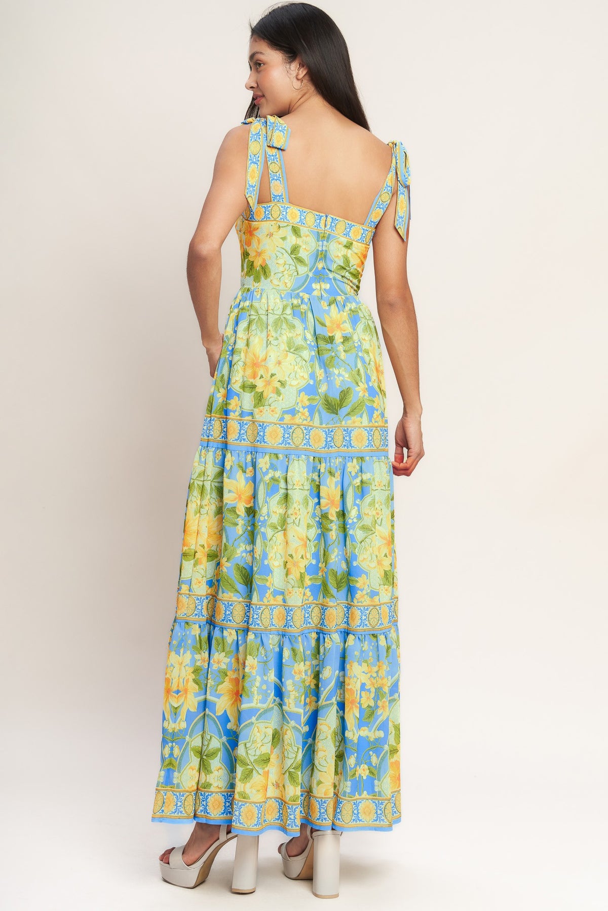 yellow delight maxi dress
