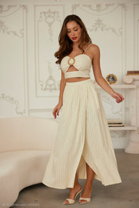 Boho Striped Two Piece Sets