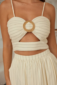 Boho Striped Two Piece Sets