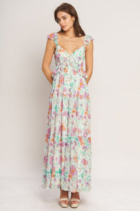 FLOWERY SWING HILLE MAXI DRESS