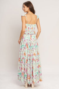 FLOWERY SWING HILLE MAXI DRESS