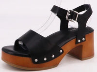 Mid High Heel Sandal