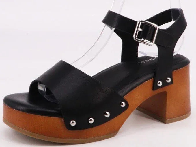 Mid High Heel Sandal