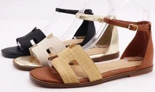 Raffia Low Sandals