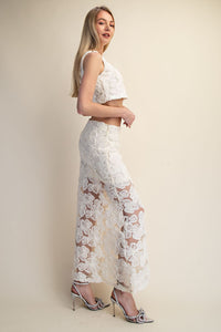 Blossom Lace Two Piece Set