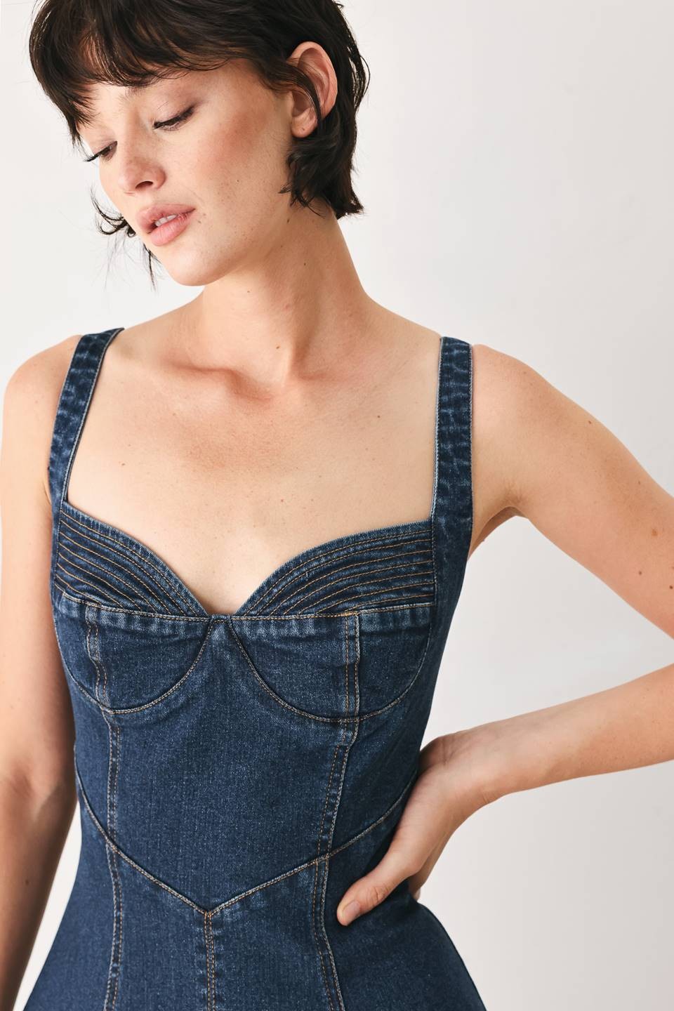 BELLA DENIM ALINE MAXI