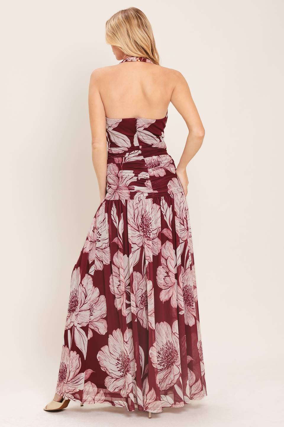 Wine delight maxi dress
