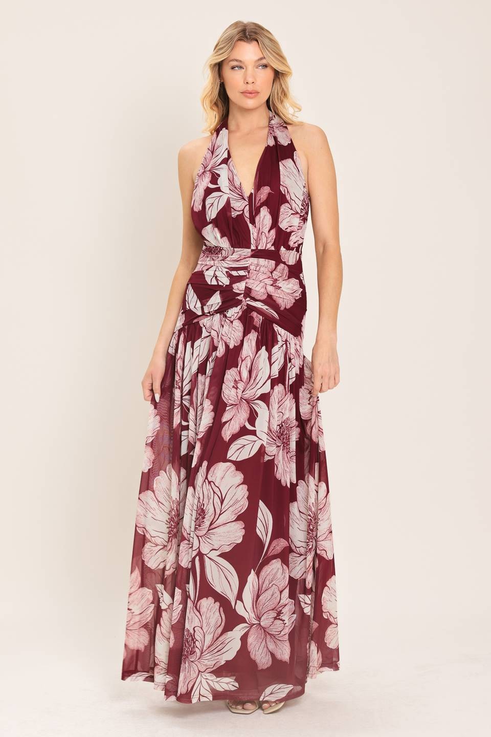 Wine delight maxi dress