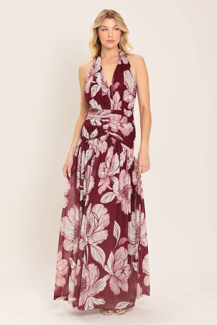 Wine delight maxi dress
