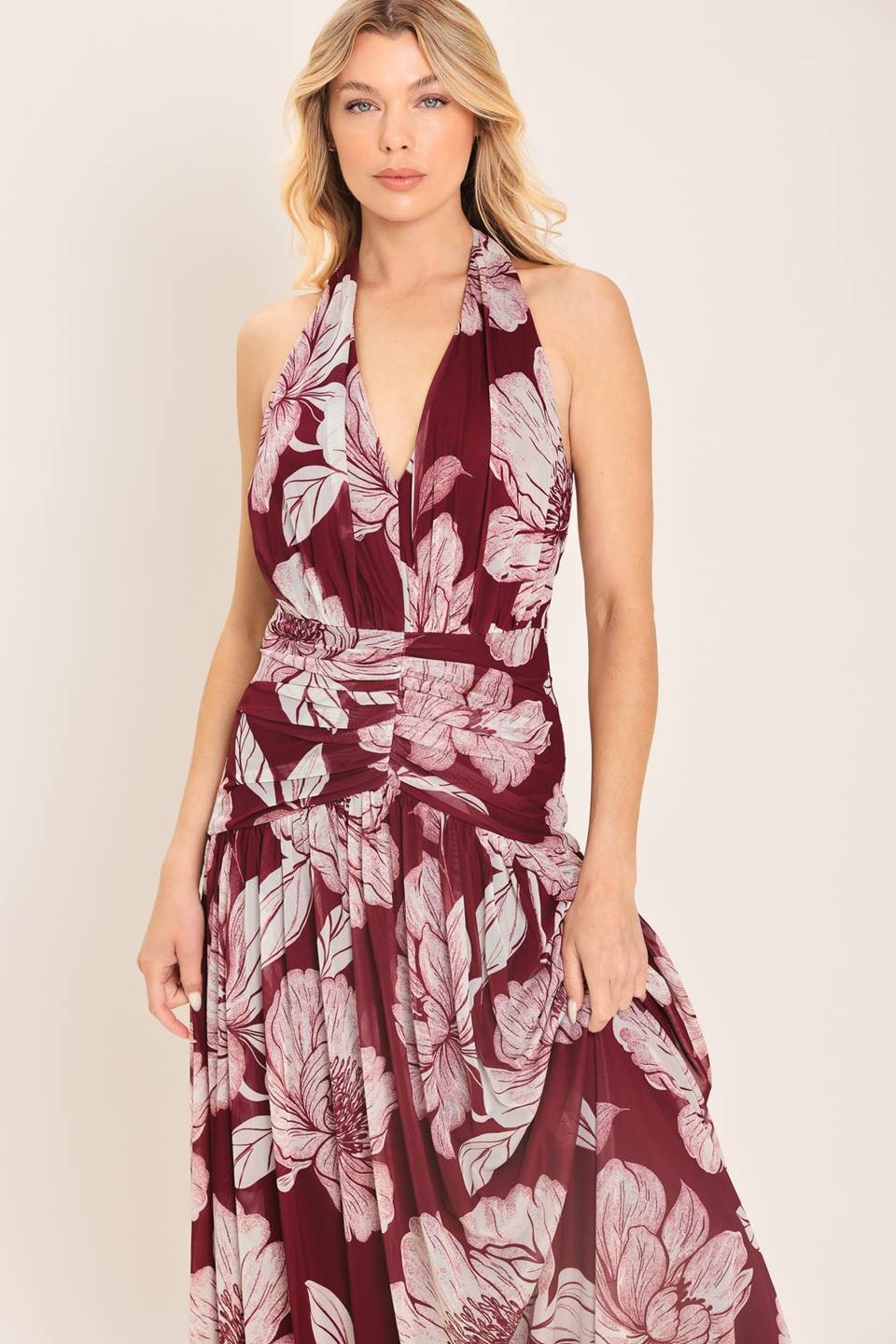 Wine delight maxi dress