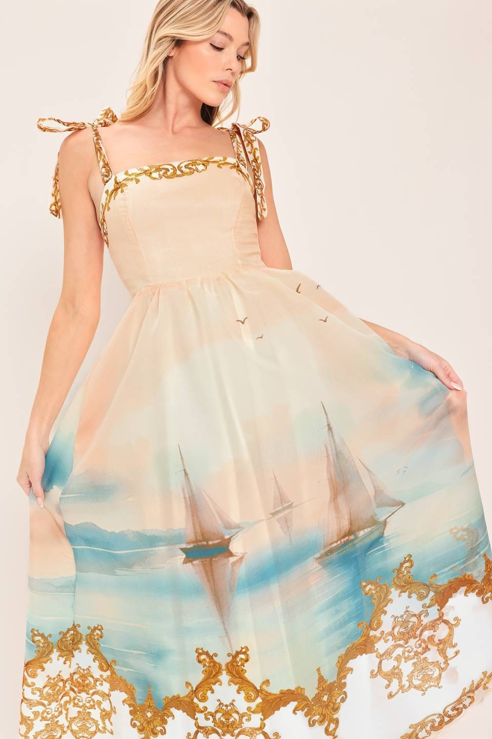 SAIL AWAYS MAXI DRESS