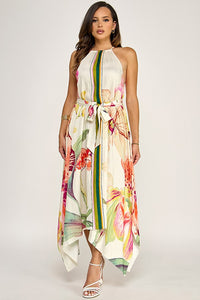 Hankiechief Maxi Dress