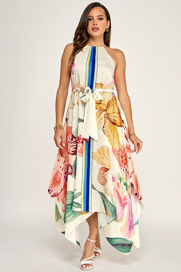 Hankiechief Maxi Dress