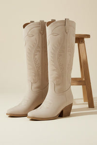 Women's Embroidered Western Cowboy Boots