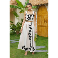 BOHO BLOOM COASTAL CHIC SKIRT SET