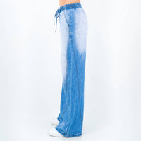 WIDE LEG PULL ON STYLE JEANS