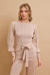 Knit Long Sleeve Top And Pants SeT