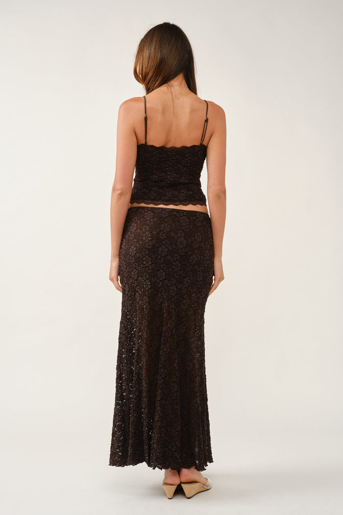 Lilly Lace Tank & Maxi Skirt Set