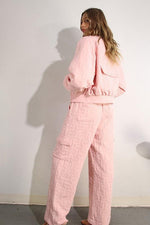 DESIGNER INSPIRED  TWO PIECE CARGO PANT SET