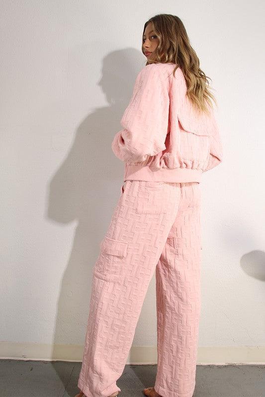 DESIGNER INSPIRED  TWO PIECE CARGO PANT SET