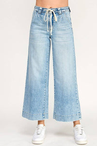 SOFT TOUCH HIGH RISE COMFORT TROUSER WIDE LEG JEAN